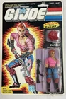 Sealed 1985 G.I. GI Joe Cobra Zarana Action Figure On Card Zartan