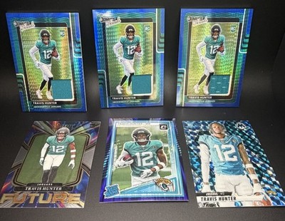 Panini Rookie Travis Hunter 6 Card Lot Jaguars RC Select Optic Mosaic Donruss 