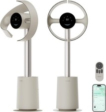 Bladeless Tower Fan Bedroom Smart Standing Fan W/ 270 Spatial Airflow