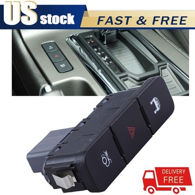 Hazard Traction Control Button Switch AR3T13D734ACW for Ford Mustang 2010-2014