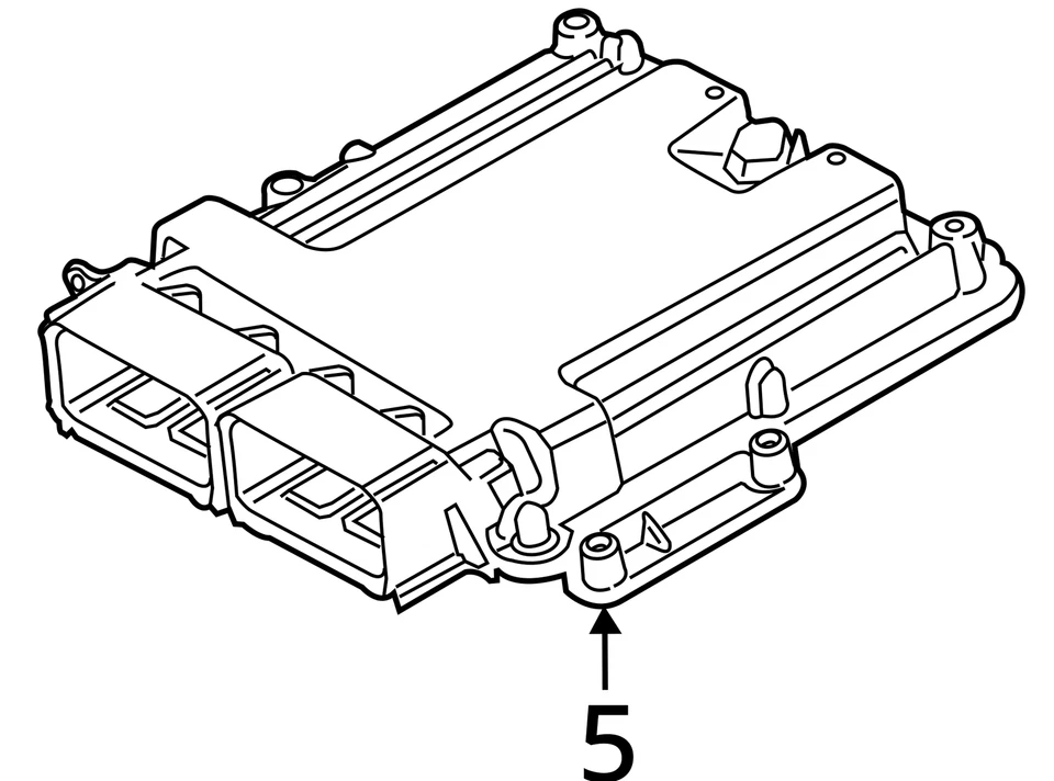 Engine ECM Electronic Control Module VIN G Turbo Fits 15-21 TRANSIT 150 6837691 - Image 4 of 4