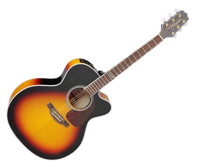 Takamine GJ72CE Jumbo Cutaway Acoustic/Electric Guitar - Brown Sunburst