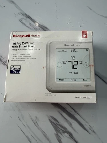 Honeywell T6 Pro  Z-Wave SmartStart Programmable T