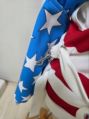ADIDAS JEREMY SCOTT US Flag Halloween Hoodie Rare Limited Edition
