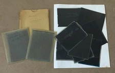 VTG Lot 10 Large Format B&W Photo Negatives SPONGE BOATS & SEASCAPES 1950s COA