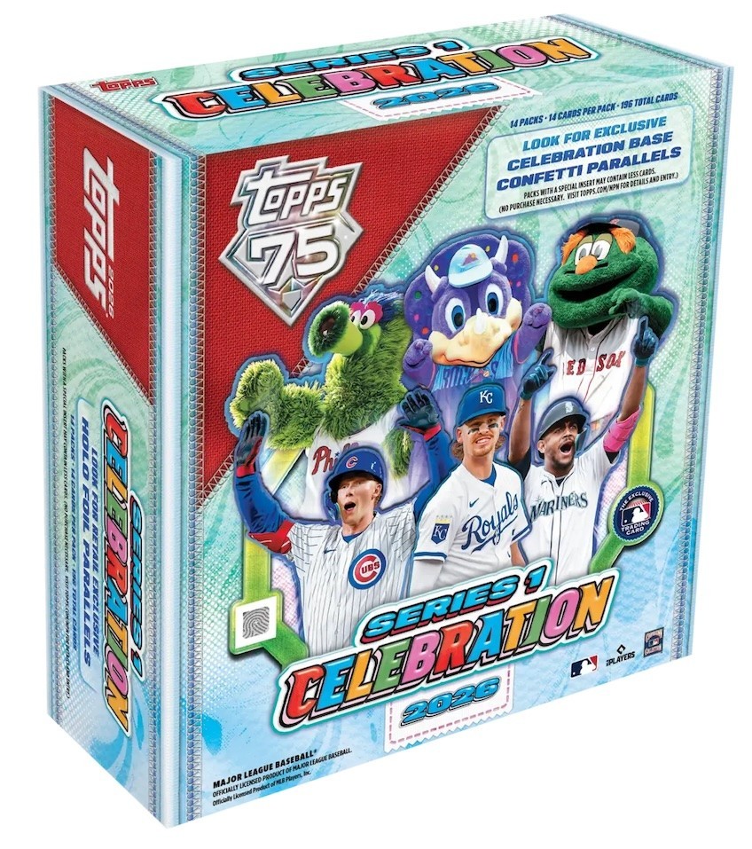 2026 Topps Series 1 Baseball Celebration Mega Box