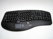 Adesso Tru-Form 4500UB Wireless Ergonomic Touchpad Keyboard W/Dongle