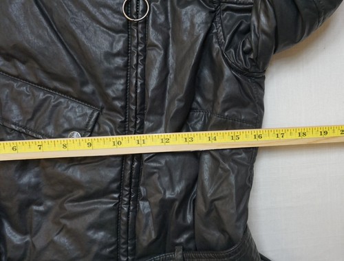 Belstaff Womens Biker Jacket Racer Slim Belted Lined Waxed Cotton Blend Black 42 - Picture 12 of 20