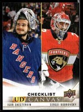 2022-23 UD Canvas Checklist Igor Shesterkin #C210 H1R4I