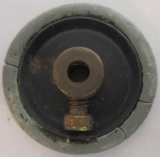 Meccano 155 Rubber Ring Grey 1" w 22a 1" Pulley With Boss Black Original Used