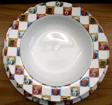 Marilyn Monroe Some Like It Hot Dinner Salad Plate Bowl Block Andy Warhol 3 Pc