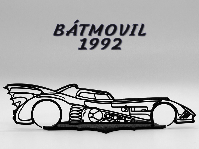 Maqueta Batmovil 1992 Batman Silueta 20cm