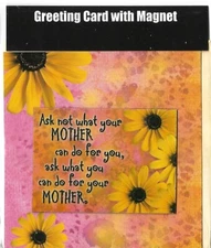 NEW LEANIN TREE CARD UNOPENED w/Removeable Magnet - Happy Birthday Mom