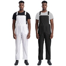 Men Jumpsuit Adult Rompers Streetwear Coverall With Pockets Uniform Mechanic