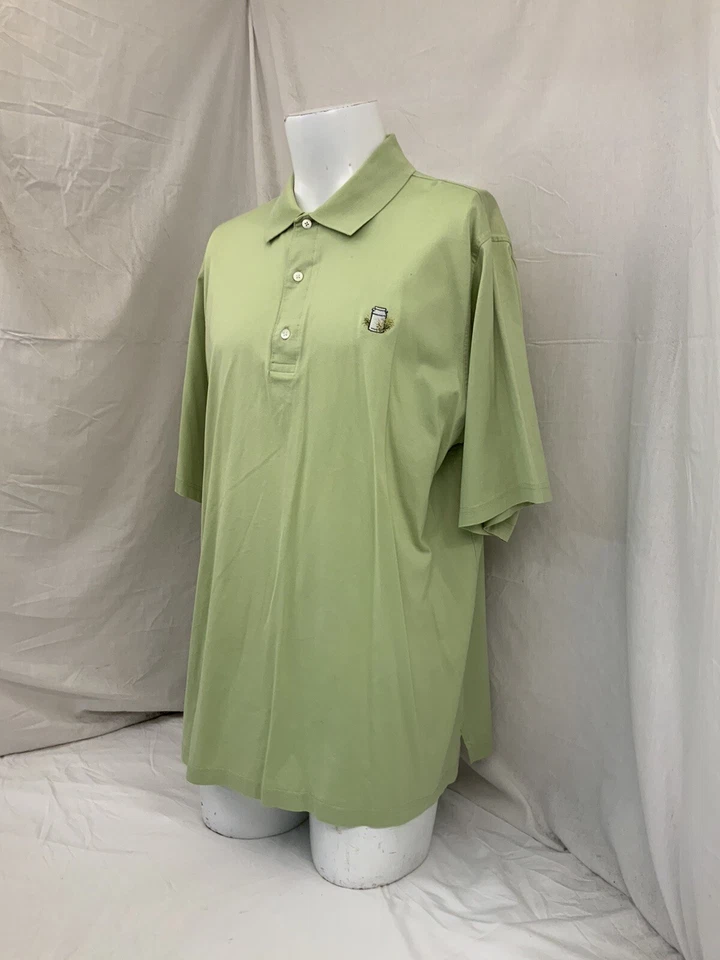 Camisa de Golf Carnoustie XL Verde Polo Manga Corta 100% Algodón LNWOT YGI Q1-320 Foto 4 de 4