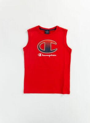 CHAMPION T-SHIRT SMANICATA BAMBINO 305982 GIALLO, BLU e - Main Image