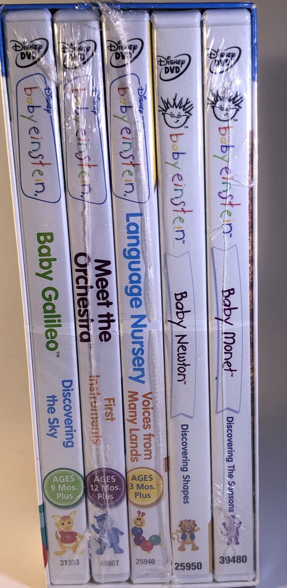 Baby Einstein Where Discovery Begins Vol 2-5 DVD's-VERY RARE-BRAND