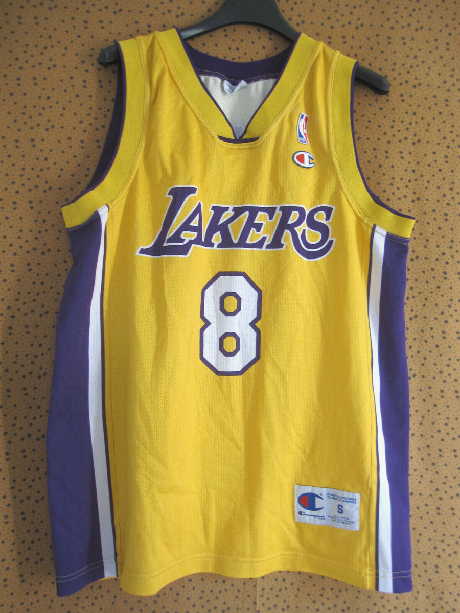 Maillot Basket ball Lakers NBA Kobe Bryant #8 Champion USA Vintage - S