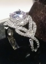 2.50 Ct Round Solitaire Promise Engagement Ring simulated Diamond 925 Sterling