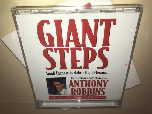 Anthony Tony Robbins CD Giant Steps audio book small changes make big difference - Imagen 3 de 4