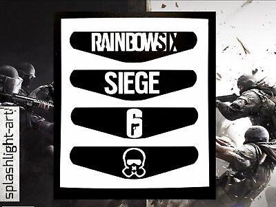 Rainbow Six Siege Ps4 Controller Light Bar 4x Vinyl Decal Sticker Playstation 4 Ebay