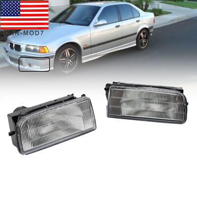 For BMW E36 92-98 M3 318 325 Bumper Driving Fog Lights