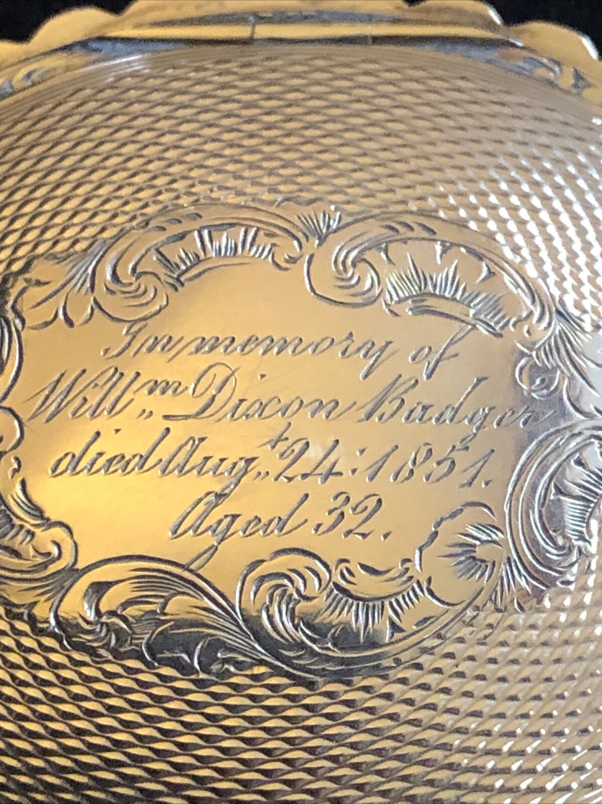 Large Victorian Mourning Locket Solid Gold With P… - image 17