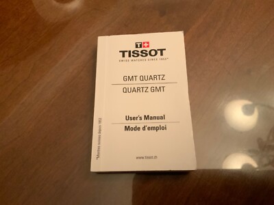 Tissot Watch Instructions Booklet Users Manual GMT Quartz only ONE