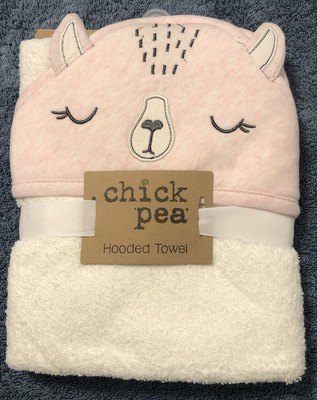 chick pea hooded towel