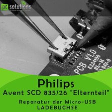 RIPARAZIONE Sostituzione Porta Micro USB Femmina Philips Avent SCD 835/26 GENITORE