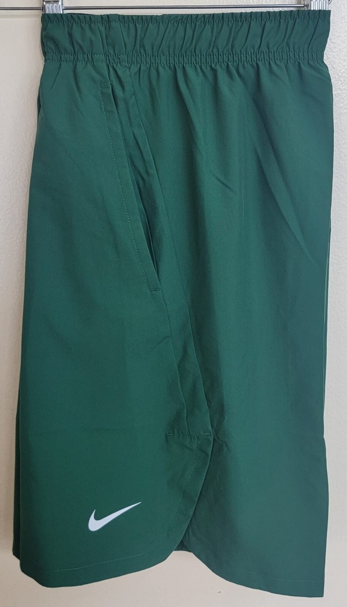 Nike Flex Woven Training Shorts AQ3495 341 Pine Green/White