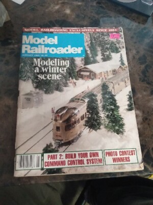Model Railroader - January 1980 (Modeling a winter scene) Miniature Trains