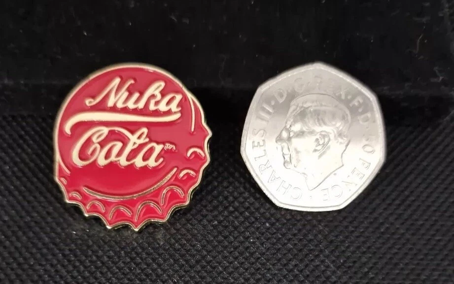 Fallout Pin Badge, Nuka Cola, Gaming, Film, Gift - Image 3 of 4
