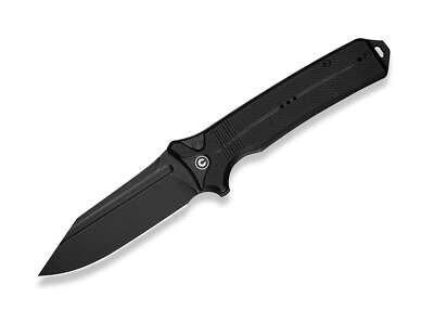CIVIVI Neurohaptic Nitro-V G10 All Black Taschenmesser Button Lock Clip C23080-1