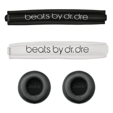 Beats By Dre Pro Detox Headband Leather or Ear Pads Parts Part White Black Red