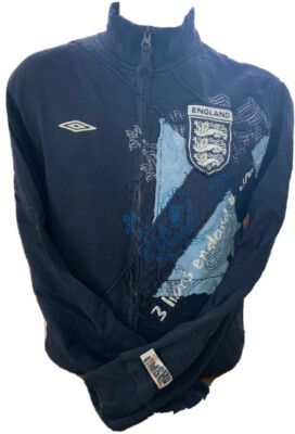 Retro Umbro England Rare Mash Up Jacket 3 Lions Medium