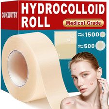 WUYUAN Large Pimple Patches for Face 0.66In 75In Hydrocolloid Pimple Patch Hydro