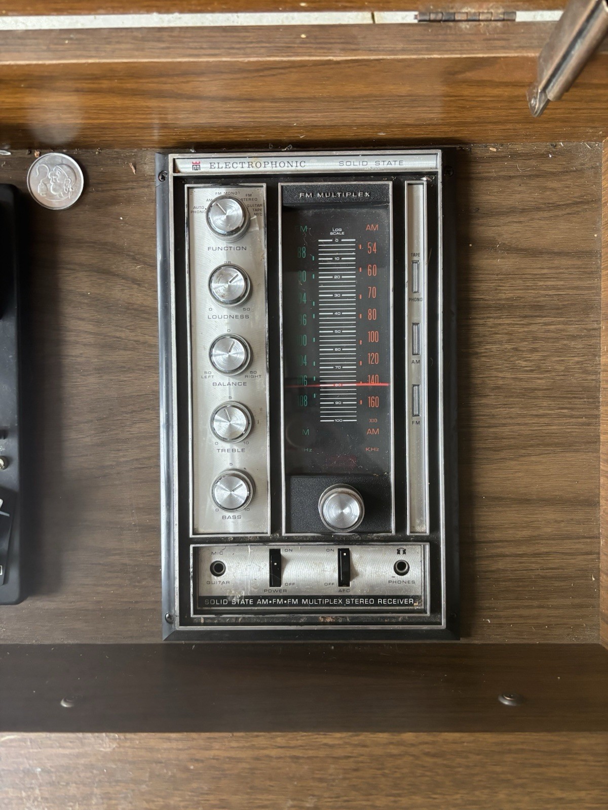 Vintage Electrophonic Stereo Console with Garrard Turntable and 8 Track ...