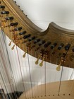 Wood Lever Diatonic Harp Natural Finish Brown with Green Soft Case Carry Bag — photo 3