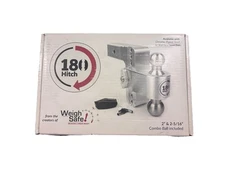 WEIGH SAFE 180 TURNOVER 6" DROP DUAL TOW BALL HITCH WITH 2.5" SHAFT LTB6-2.5