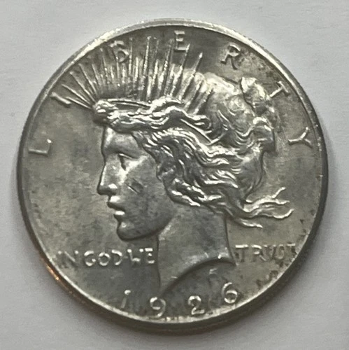 1926 Philadelphia Silver Peace Dollar $1 Unc