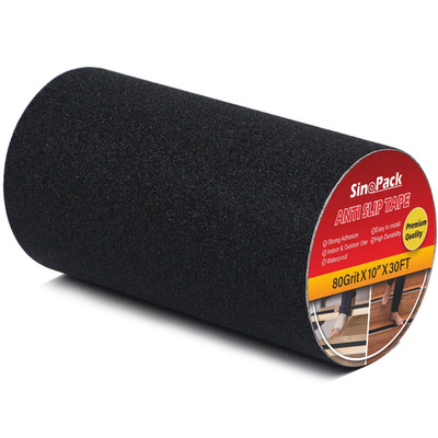10'' anti Slip Tape, Black Non Slip Ramp for Outdoor 10Inch X 30FT Non Skid Tape,
