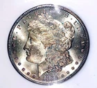 1885-P MORGAN DOLLAR $1 MS65  Rare Toning