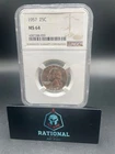 1957 WASHINGTON QUARTER 25c - NGC MS 64 - BLAST WHITE BEAUTY