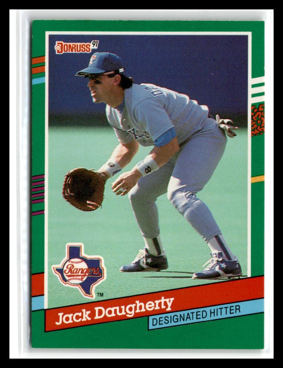 Jack Daugherty 1991 Donruss #576a Texas Rangers