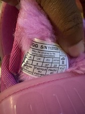 UGG Neumel Clear Pink Suede Ankle Bootie Faux...
