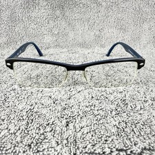 RAY-BAN Eyeglasses Frame RB7014 5068 Brown Tortoise/Blue Half Rim 54-18-140