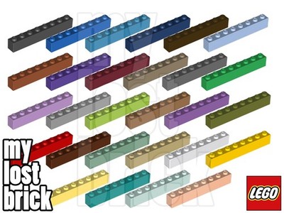LEGO - Teil 3008 - Steine 1x8 (MULTIPACK) + NEU + FARBE WÄHLBAR