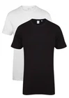SF Clothing Mens Mans BLACK or WHITE Extra Long Length Cotton Tee T-Shirt