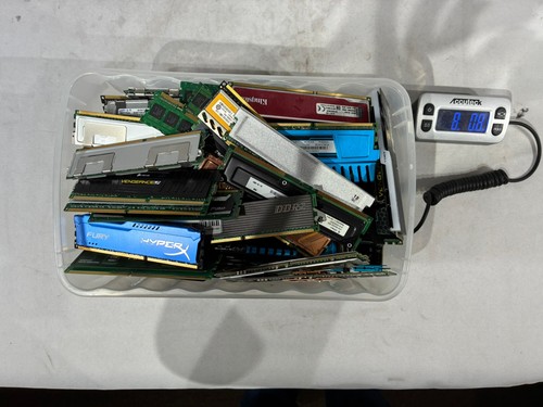 8 LBS COMPUTER RAM Memory Scrap SHIELDED-UNTESTED
